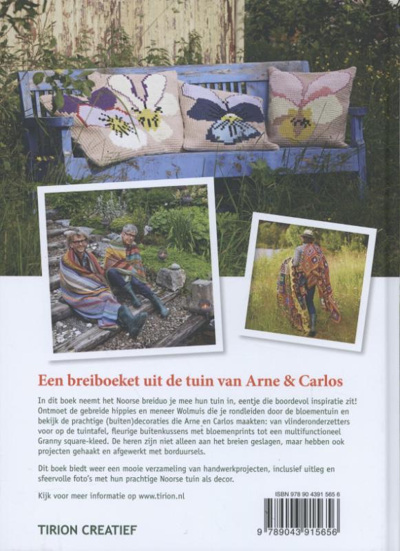 Achterkant van Breien de bloemetjes buiten