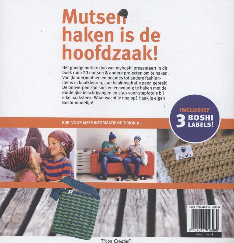 Achterkant van Mutsen haken en meer