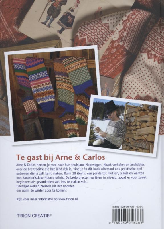 Achterkant van Noors breien met Arne en Carlos