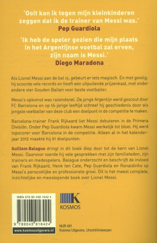 Achterkant van Messi