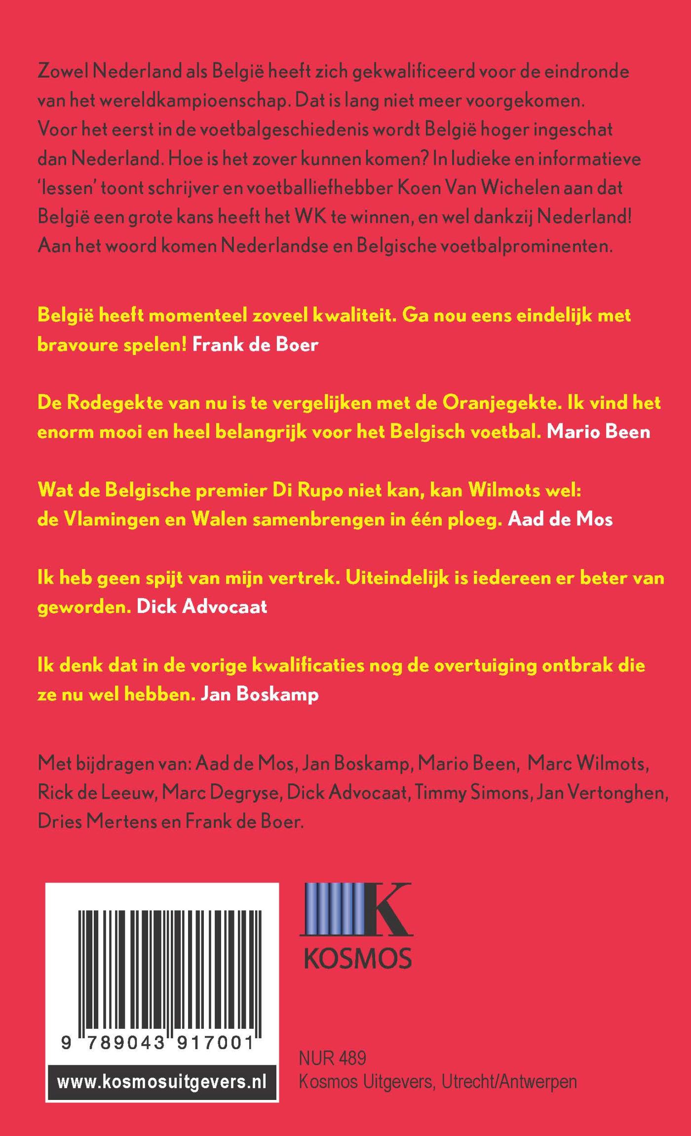 Achterkant van Nederland - Belgie 0-1