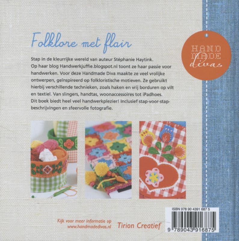 Achterkant van Folklore met flair