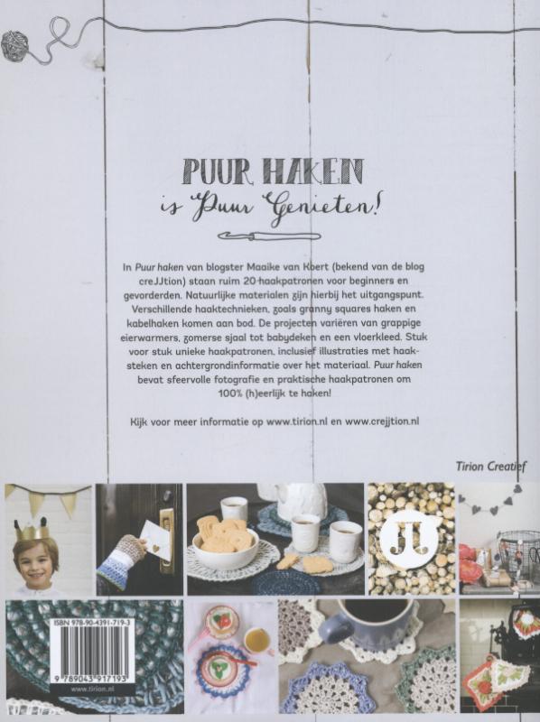 Achterkant van Puur haken