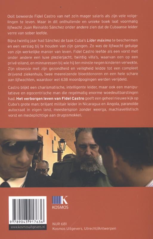 Achterkant van Het verborgen leven van Fidel Castro