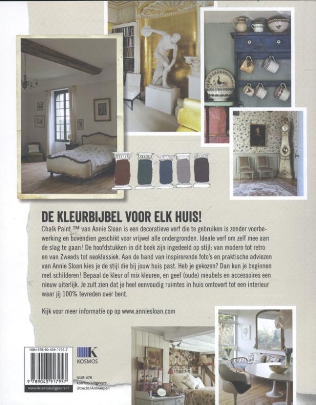 Achterkant van DIY met decoratieve verf voor elke stijl