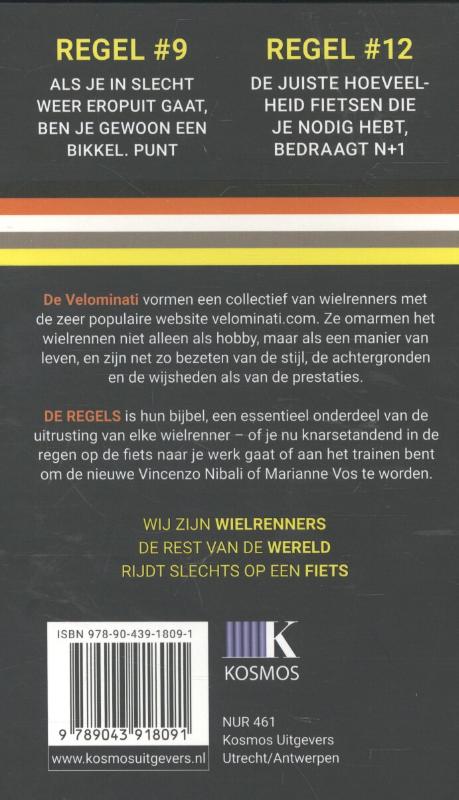 Achterkant van De regels