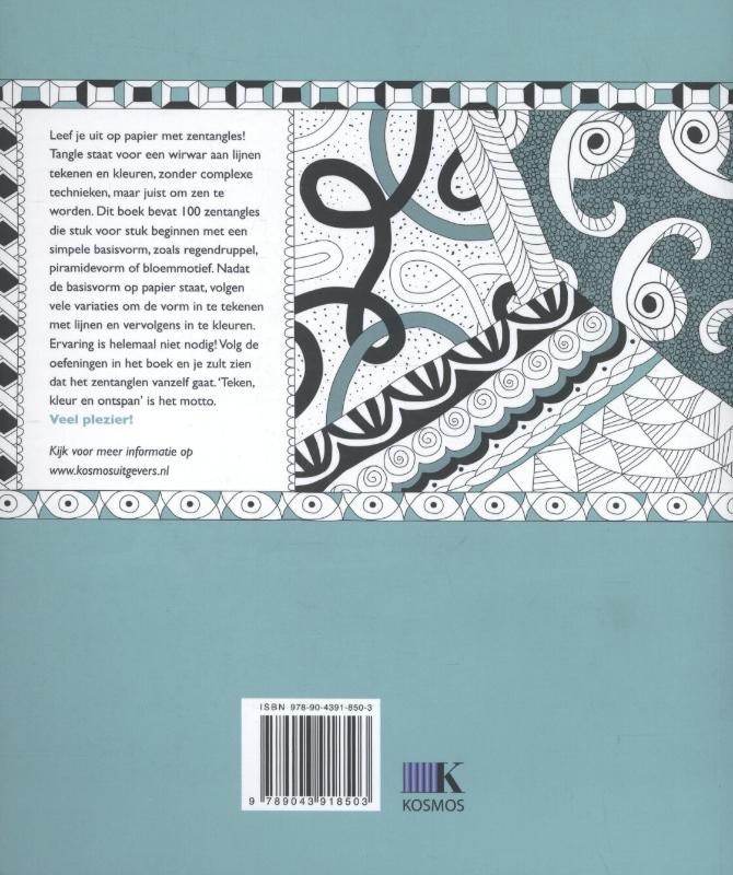Achterkant van Basisboek zentangle