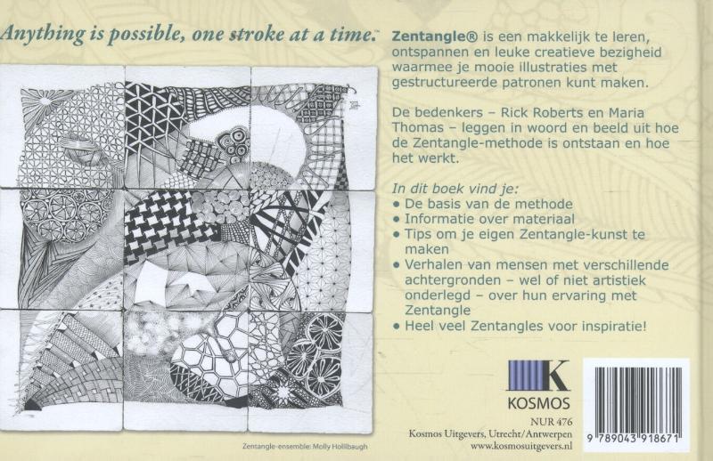 Achterkant van Het Zentangle-boek