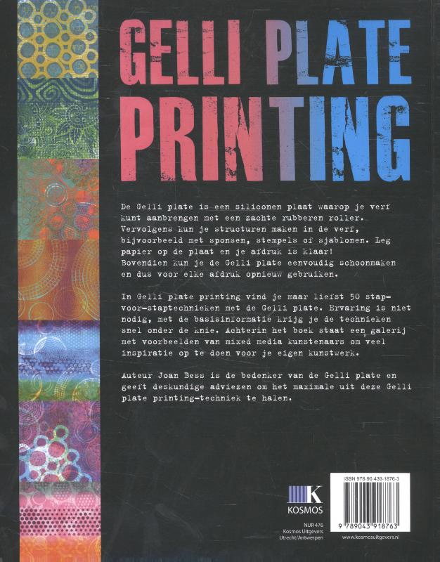 Achterkant van Gelli Plate Printing