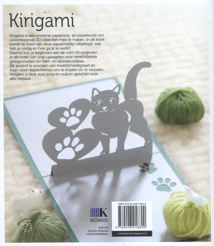 Achterkant van Kirigami