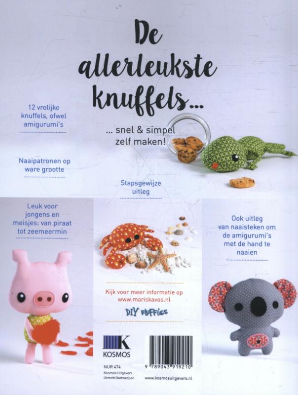 Achterkant van Amigurumi's naaien