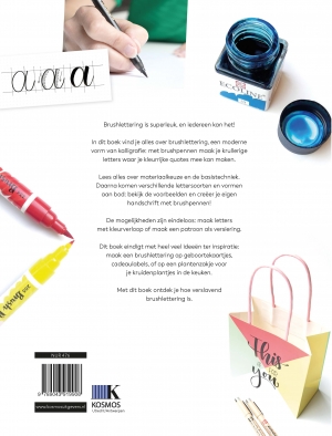 Achterkant van Kleur! Brushlettering voor iedereen