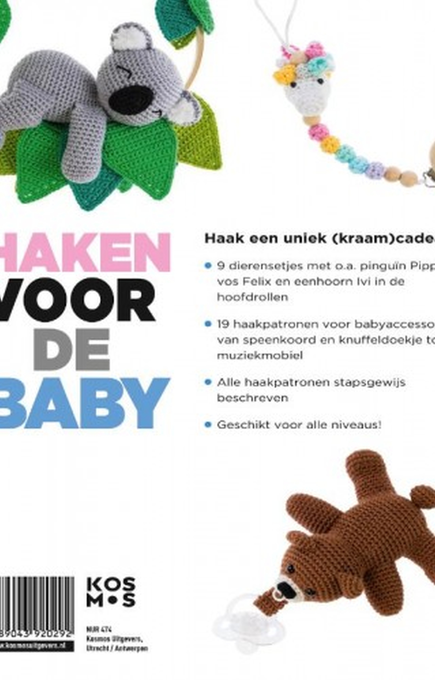 Achterkant van Haken voor de baby