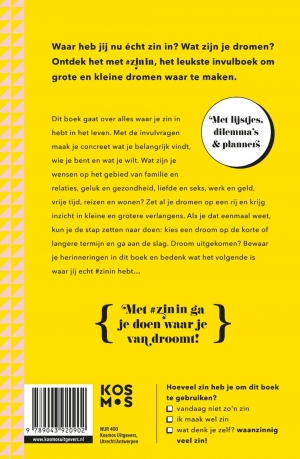 Achterkant van #zin in