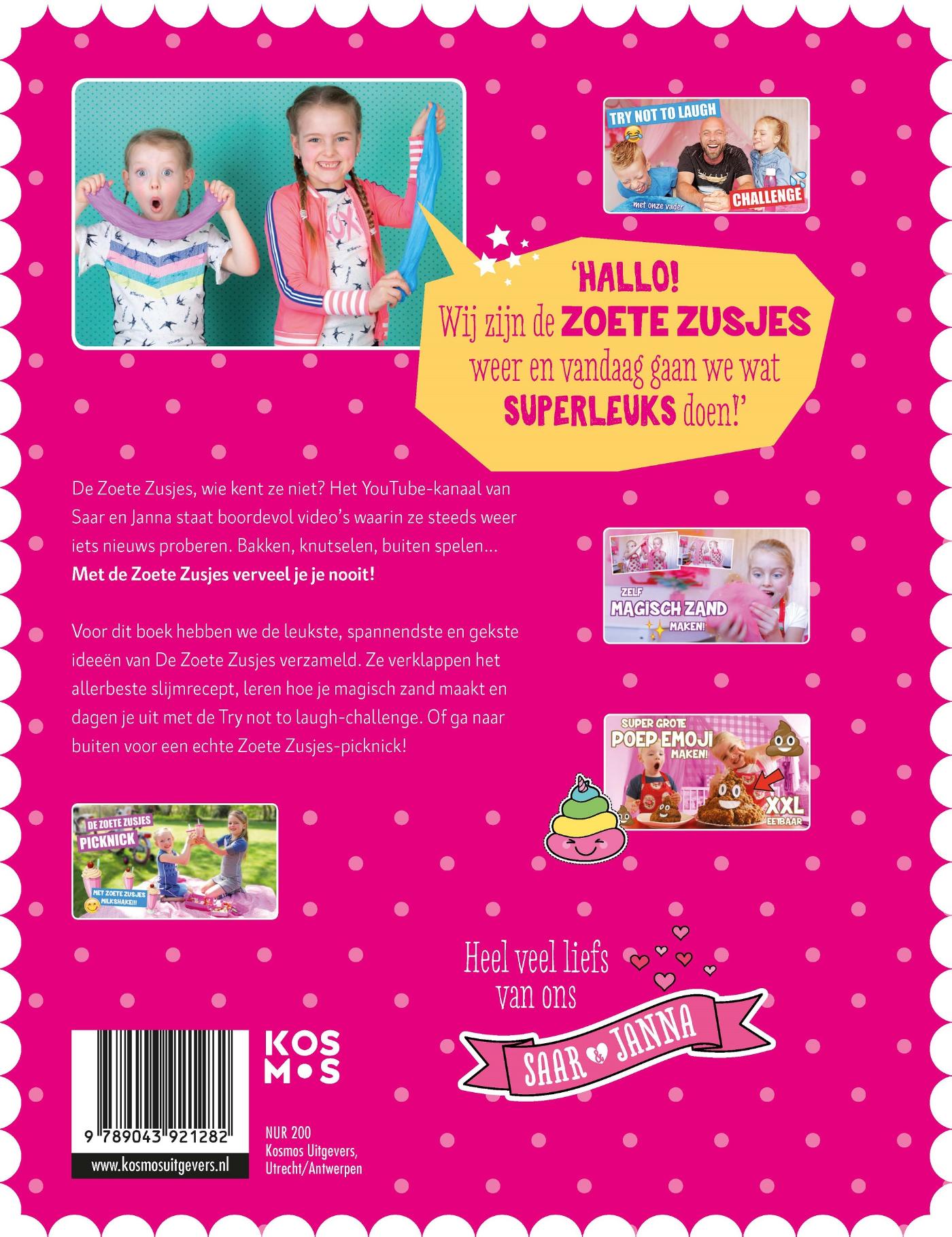 Achterkant van Woensdagmiddag met de Zoete Zusjes
