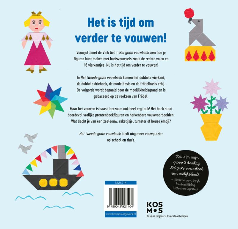 Achterkant van Het tweede grote vouwboek