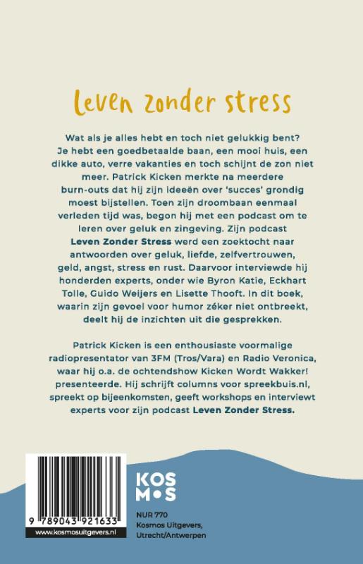 Achterkant van Leven Zonder Stress