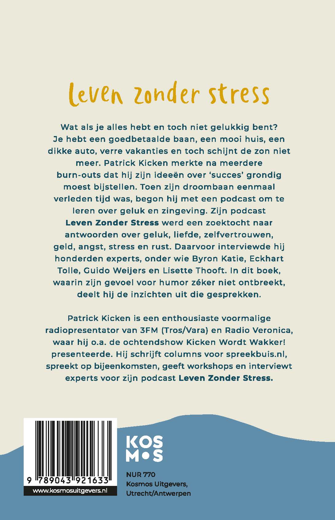 Achterkant van Leven Zonder Stress