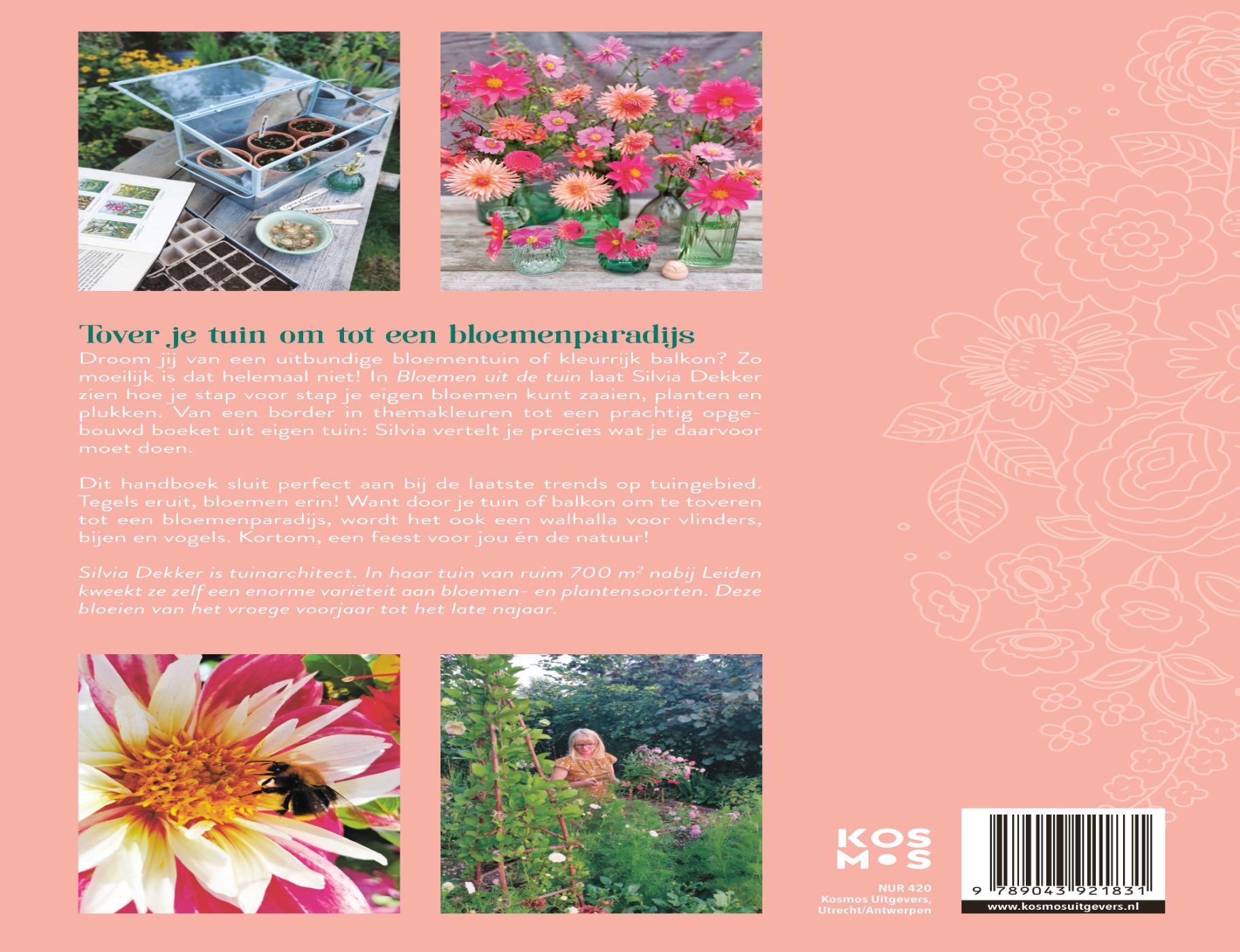 Achterkant van Bloemen uit de tuin