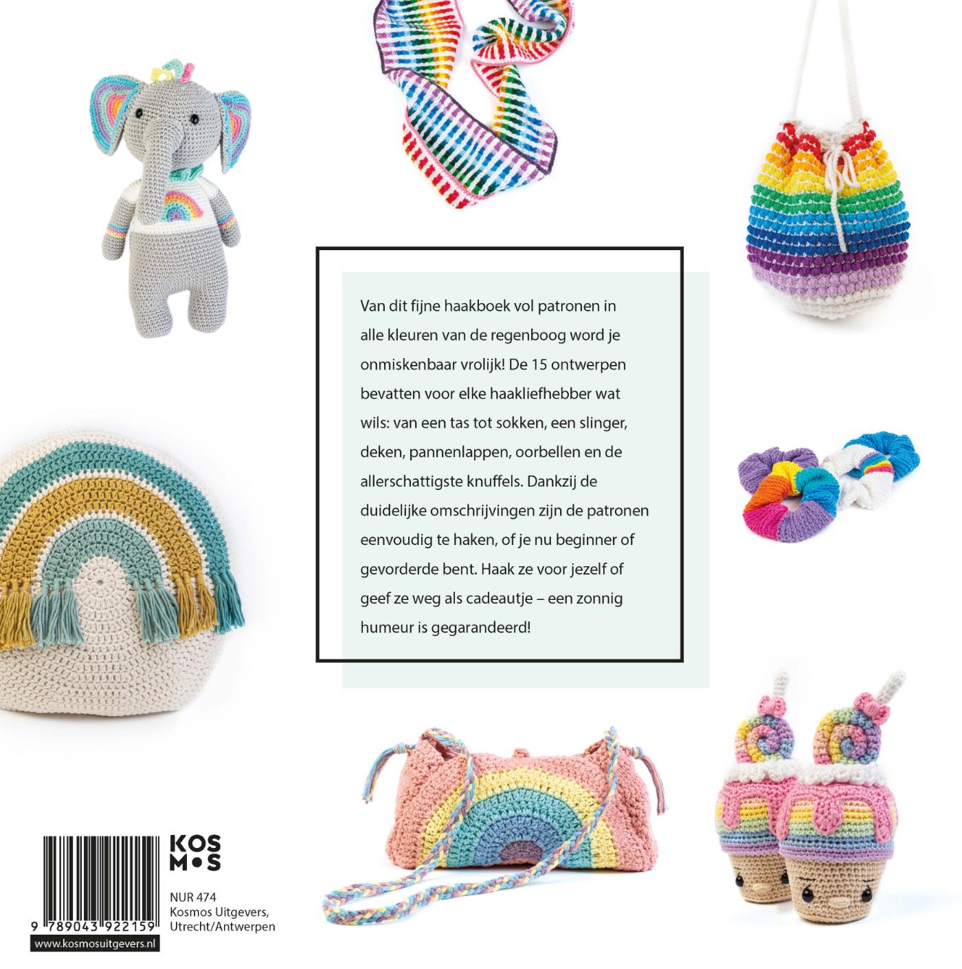 Achterkant van Regenbogen haken