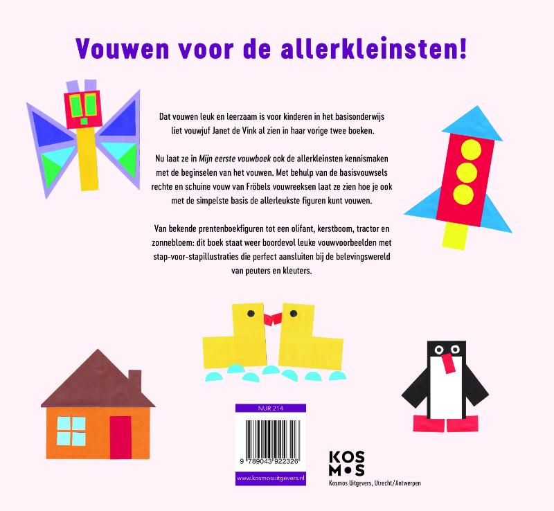 Achterkant van Mijn eerste vouwboek