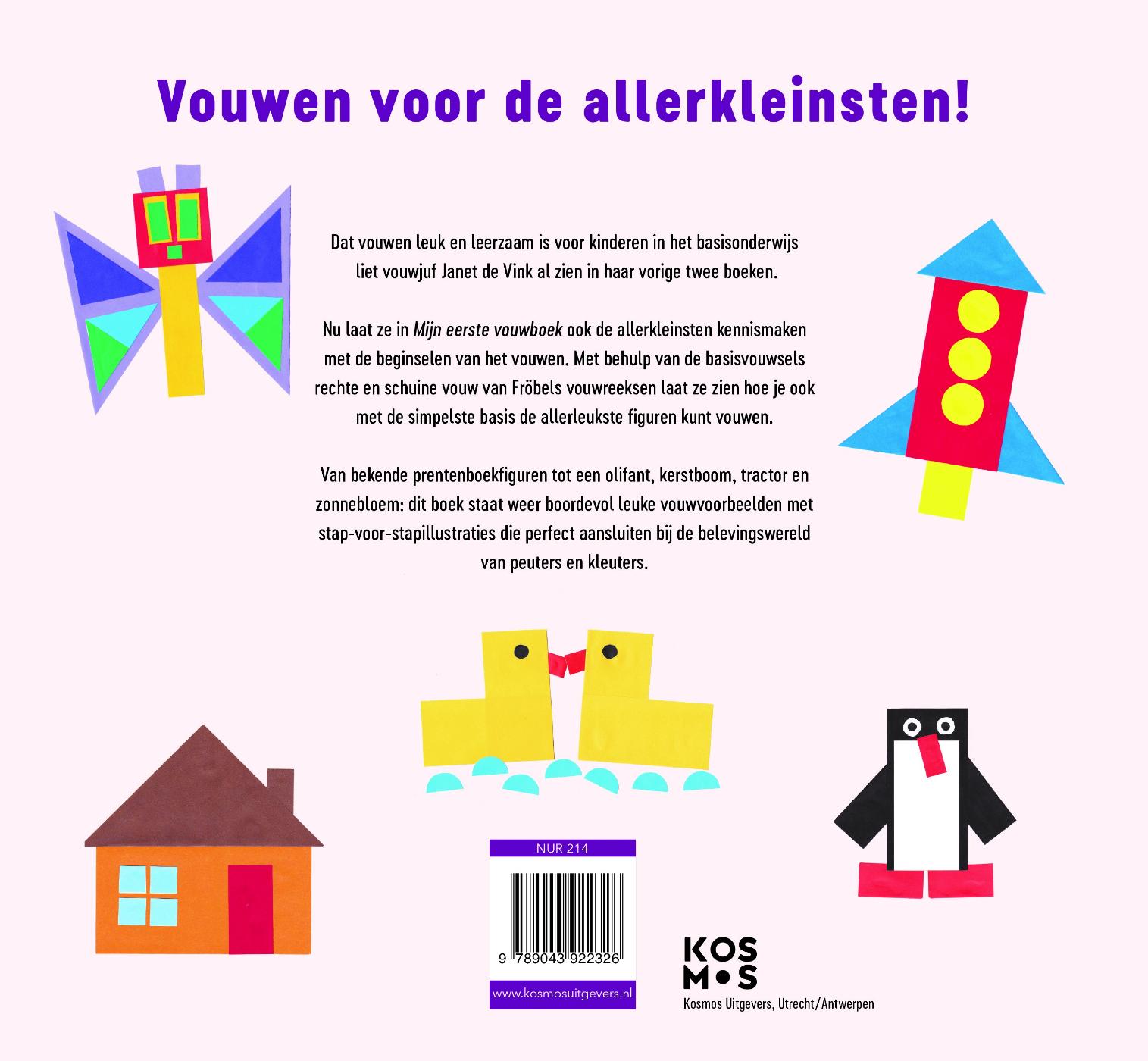 Achterkant van Mijn eerste vouwboek
