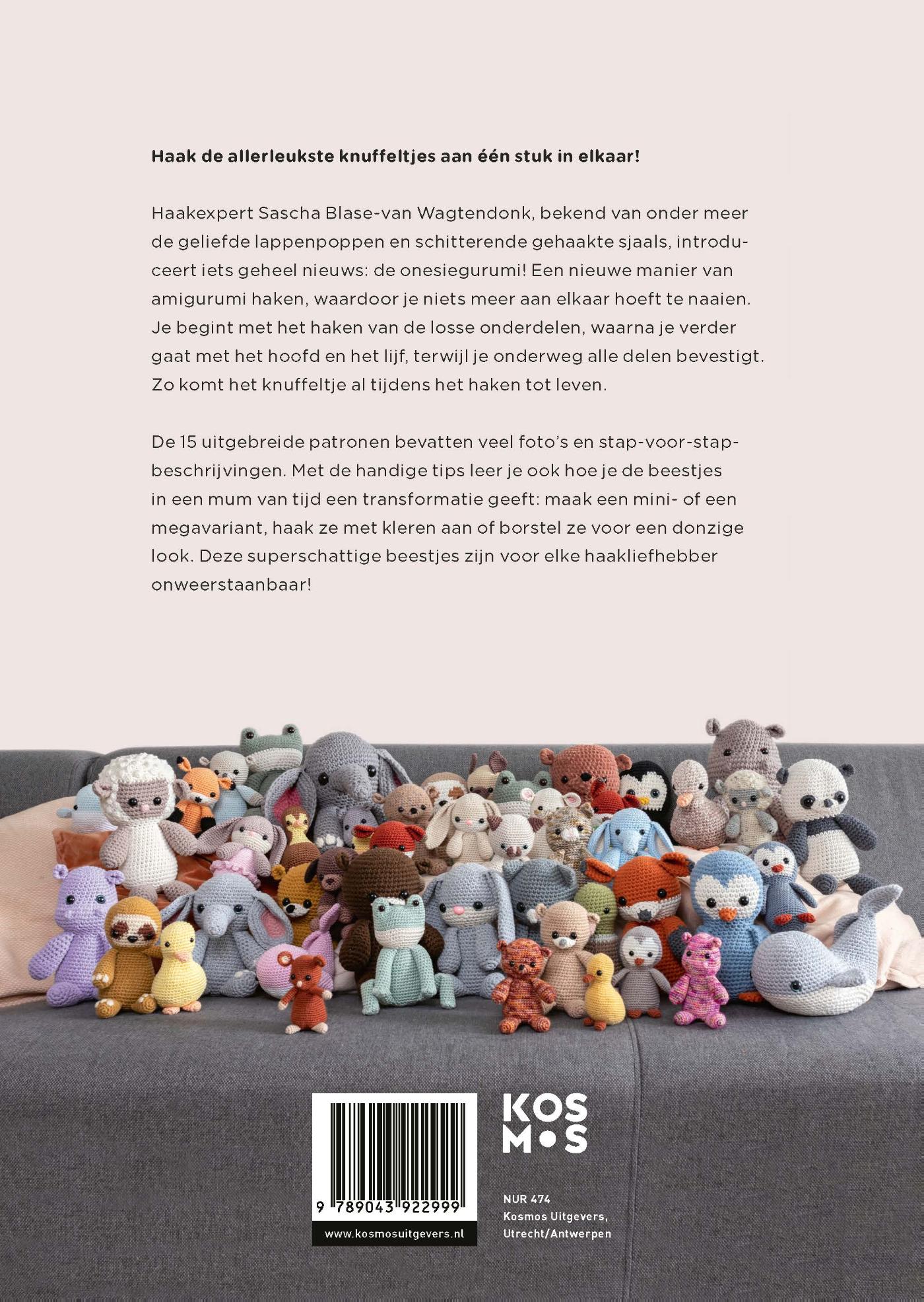Achterkant van Onesiegurumi
