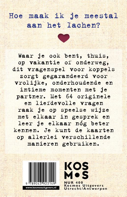 Achterkant van Waarom ik van je hou vragenspel voor koppels