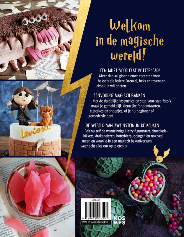 Achterkant van De bakschool voor Potterheads