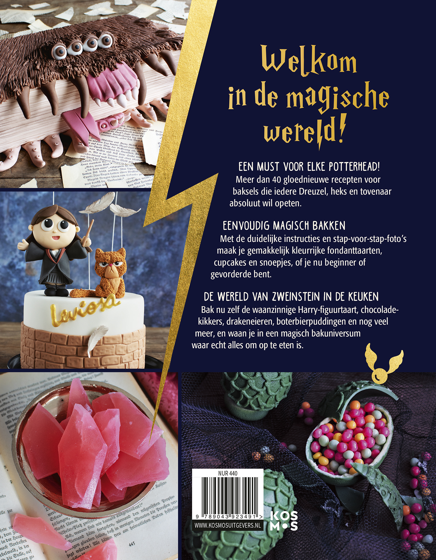 Achterkant van De bakschool voor Potterheads