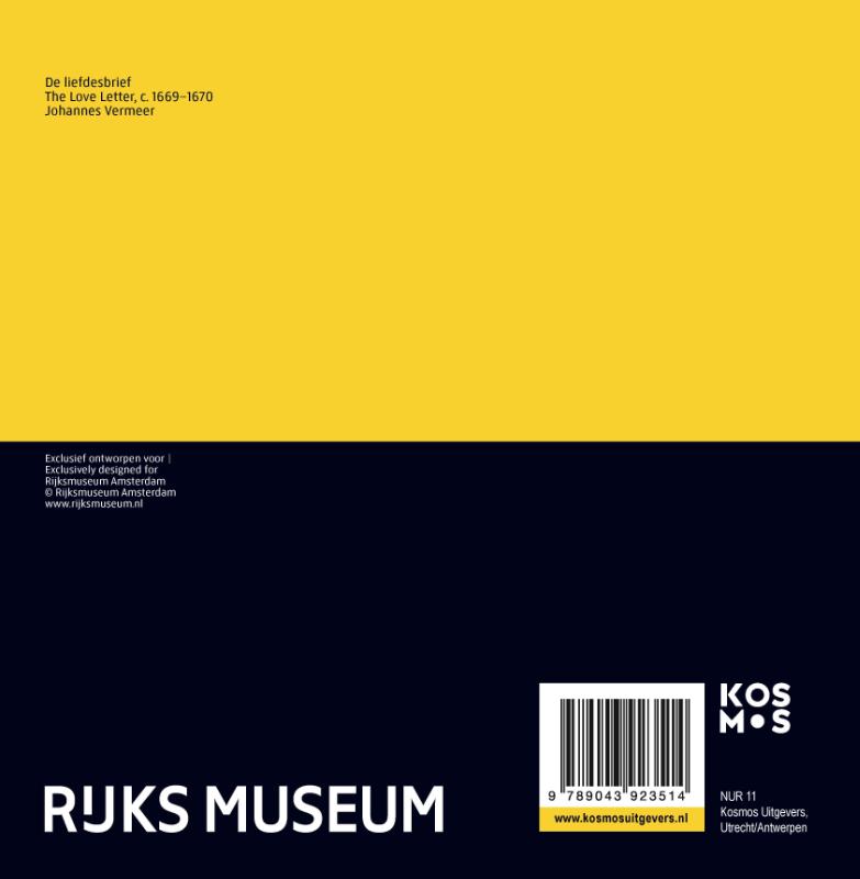 Achterkant van Rijksmuseumagenda 2023