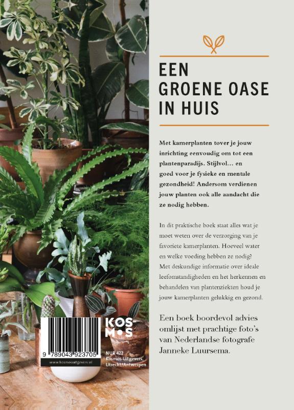 Achterkant van Het groene kamerplanten boek