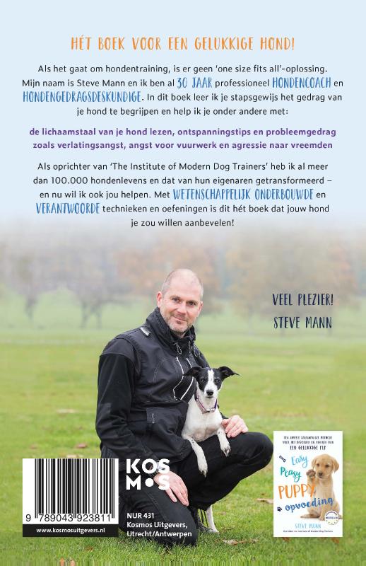 Achterkant van Easy Peasy honden opvoeding