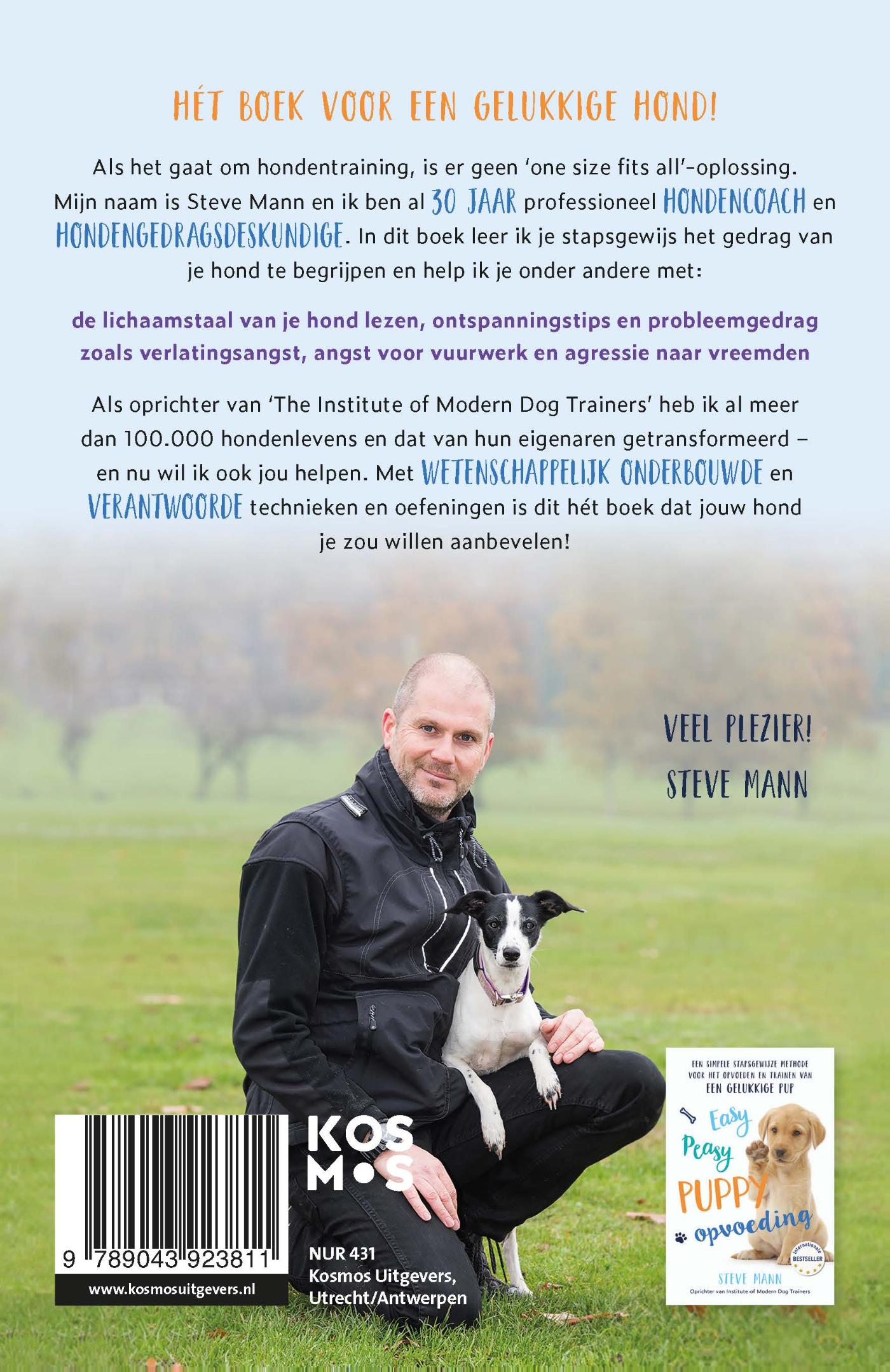 Achterkant van Easy Peasy honden opvoeding