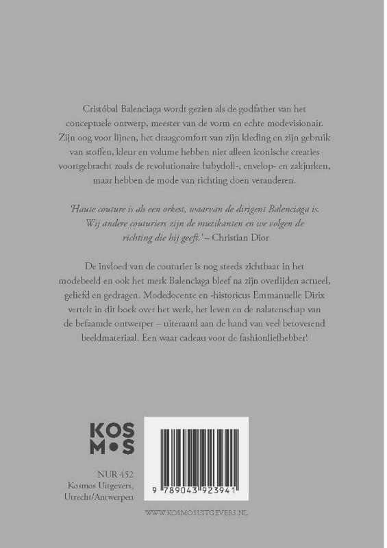 Achterkant van Little Book of Balenciaga