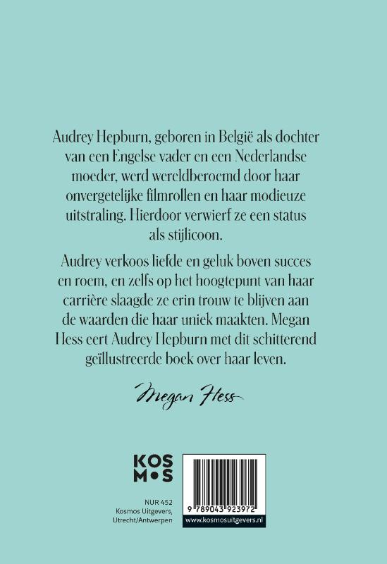 Achterkant van Audrey Hepburn