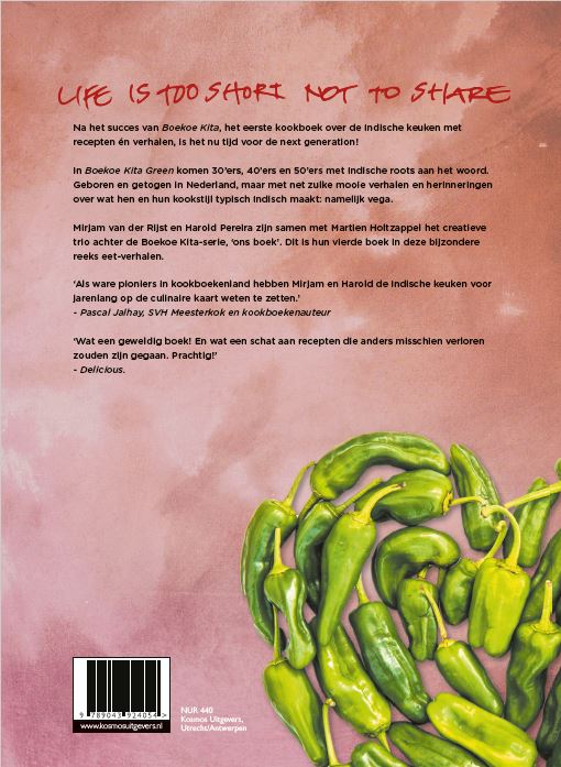 Achterkant van Boekoe Kita Green