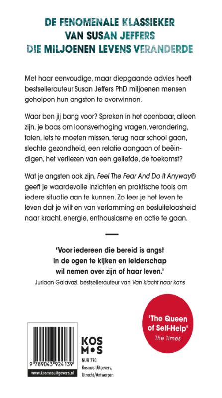 Achterkant van Feel The Fear And Do It Anyway