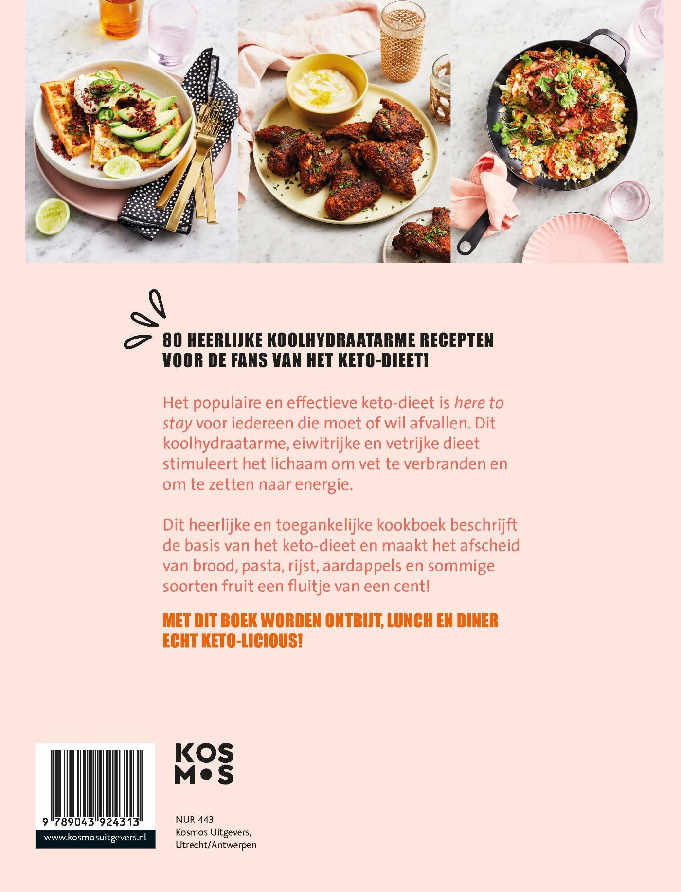 Achterkant van Keto-licious