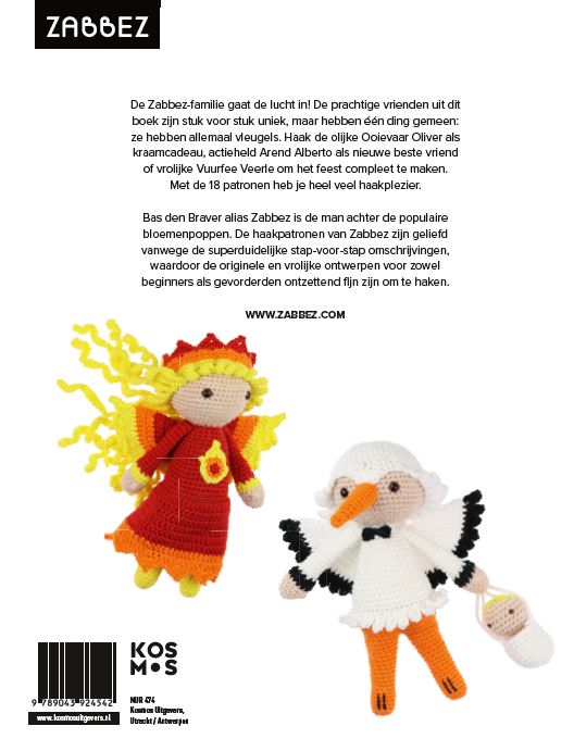 Achterkant van Vliegende vrienden haken