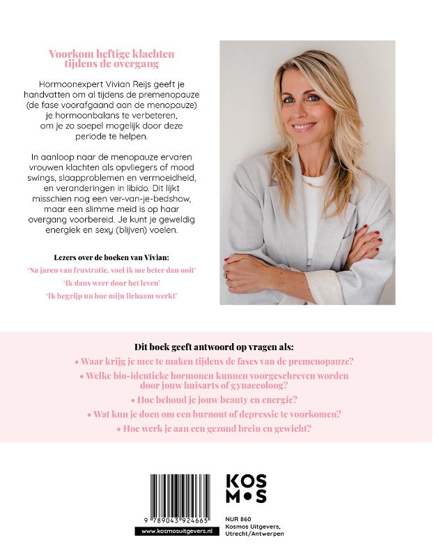 Achterkant van Het hormonenhandboek voor 40+ vrouwen