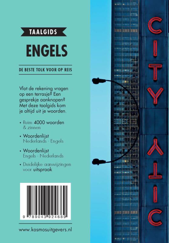 Achterkant van Engels