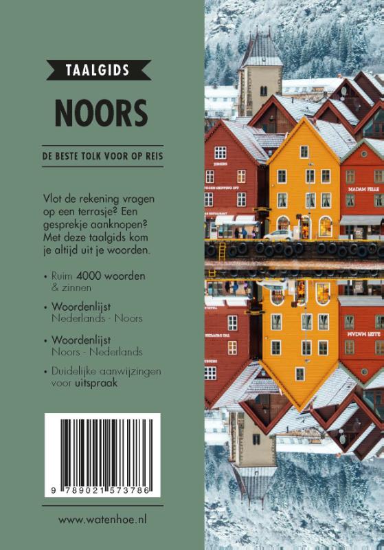 Achterkant van Noors