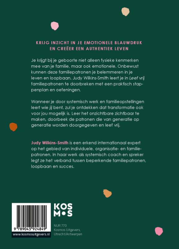 Achterkant van Leef vrij