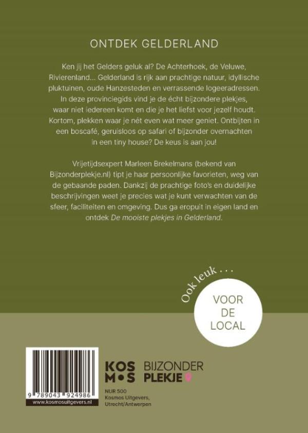 Achterkant van De mooiste plekjes in Gelderland