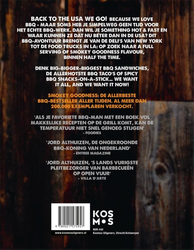 Achterkant van Smokey Goodness - Burgers & BBQ Bites