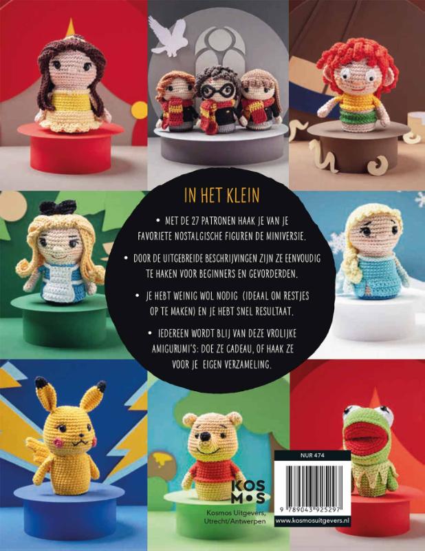 Achterkant van Helden uit je kindertijd haken de mini's