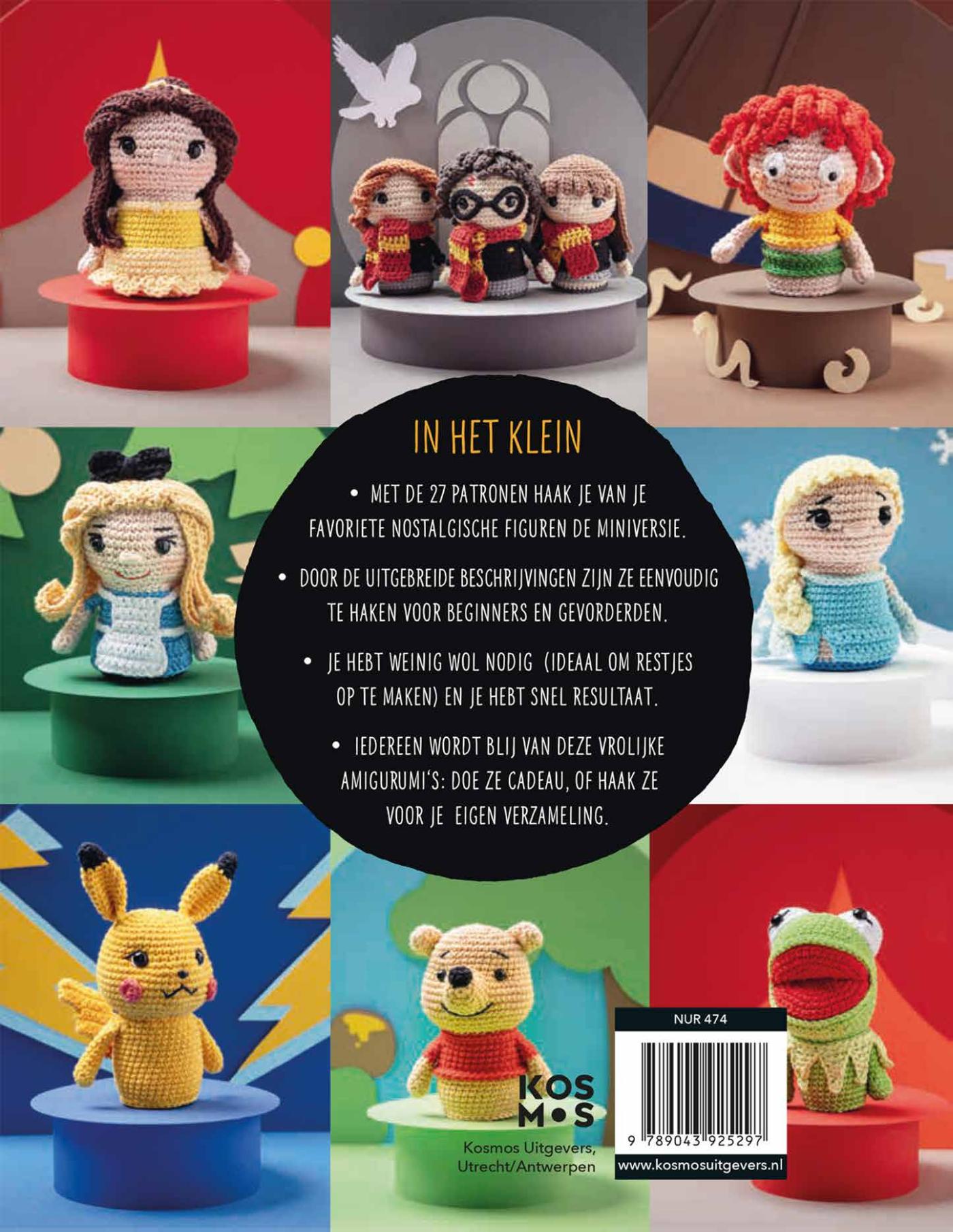 Achterkant van Helden uit je kindertijd haken de mini's