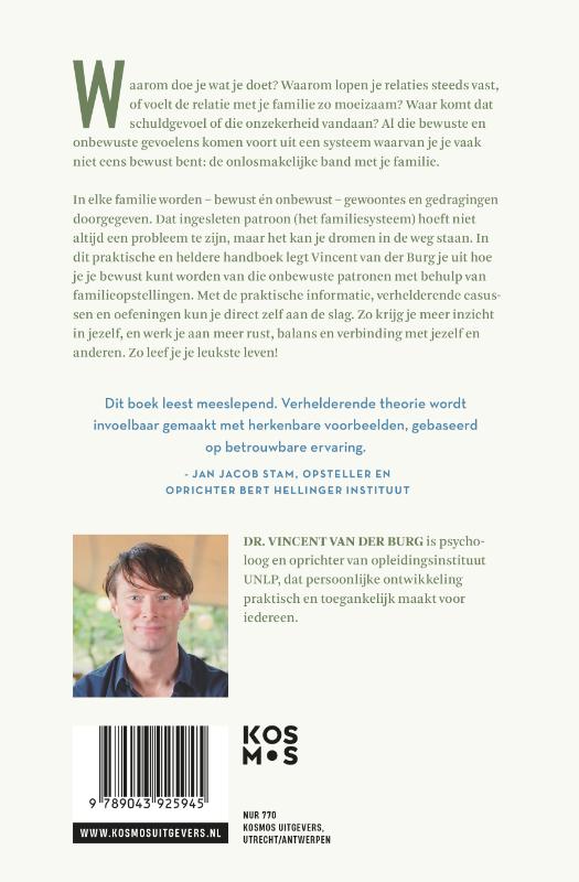 Achterkant van De kracht van familieopstellingen