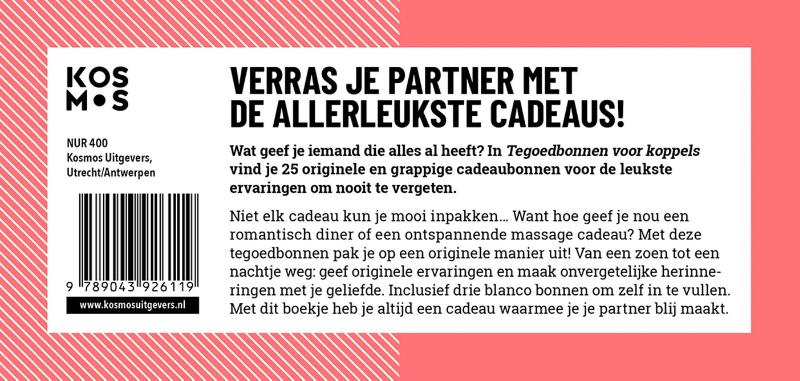 Achterkant van Tegoedbonnen voor koppels